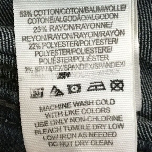 Free People Distressed Skinny Jeans Olive Green Low Rise Stretchy Slim Size 24 - Picture 8 of 13